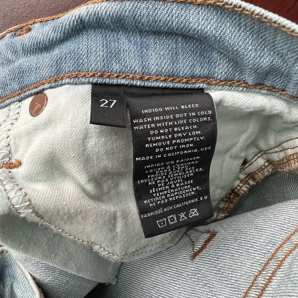 J brand Aidan slouchy boyfriend jeans color meadow size 27 - Picture 6 of 6